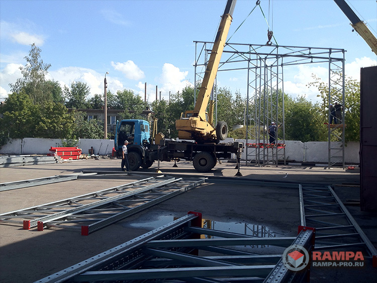 Самонесущий склад на 2100 паллетомест