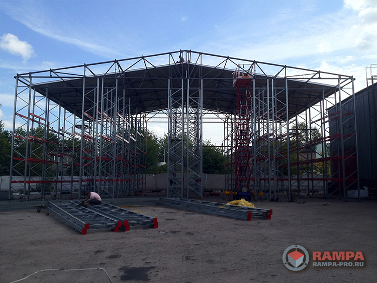 Самонесущий склад на 2100 паллетомест