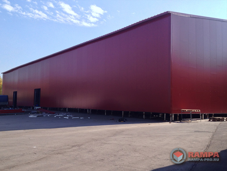 Самонесущий склад на 2100 паллетомест
