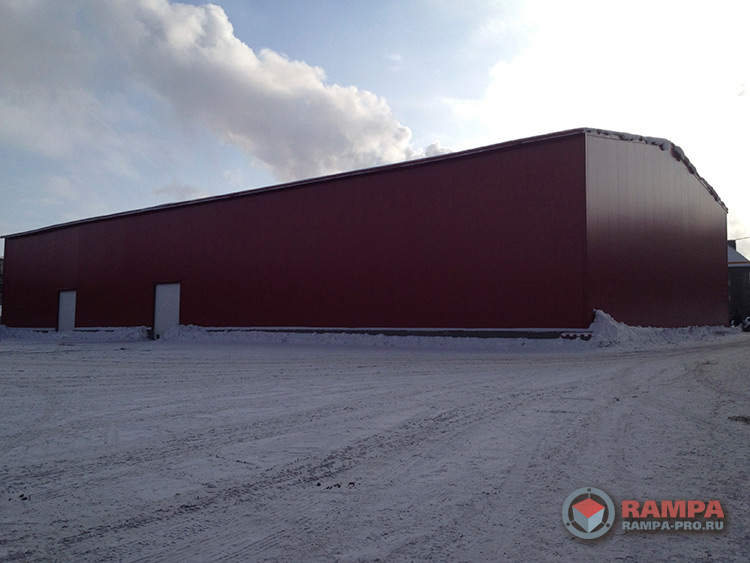 Склад на 2100 паллетомест (спустя пол-года со сдачи проекта)